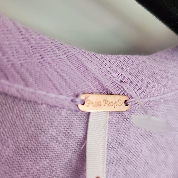 Free People Keep it Casual Tee in Lilac Fields - Picture 6 of 14